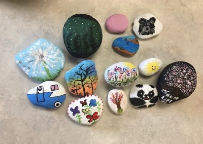 OK Falls Legion paint party painted rocks
