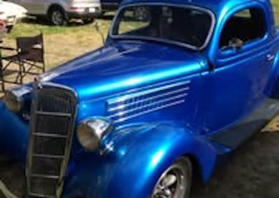 legion car show blue truck